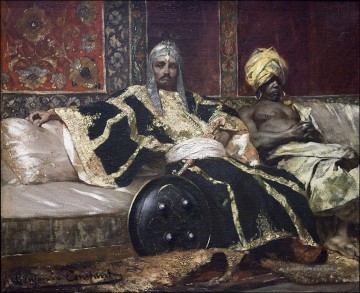  orientalist - Janissaire et eunuque Jean Joseph Benjamin Constant Orientalist